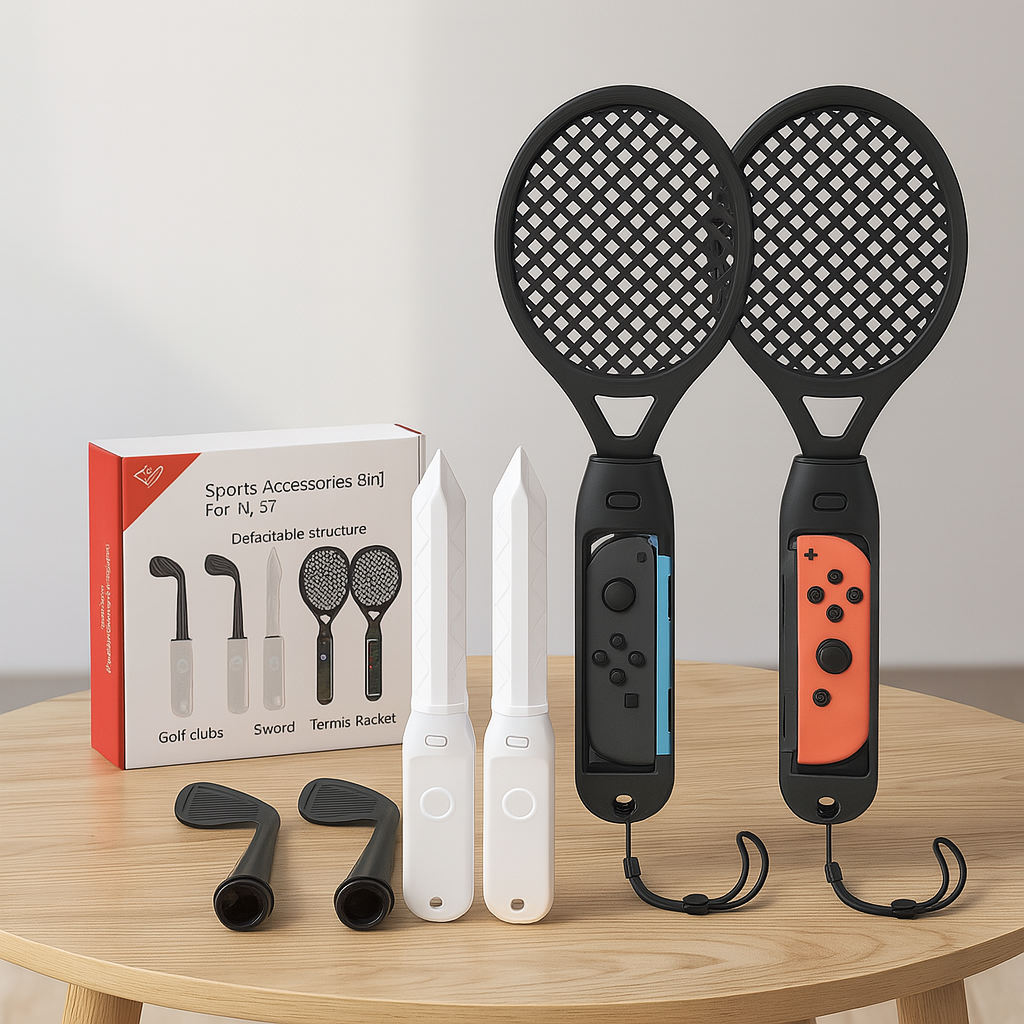 Game Night Glow-Up: Nintendo Switch Sports Pack – 6-in-1 Bundle