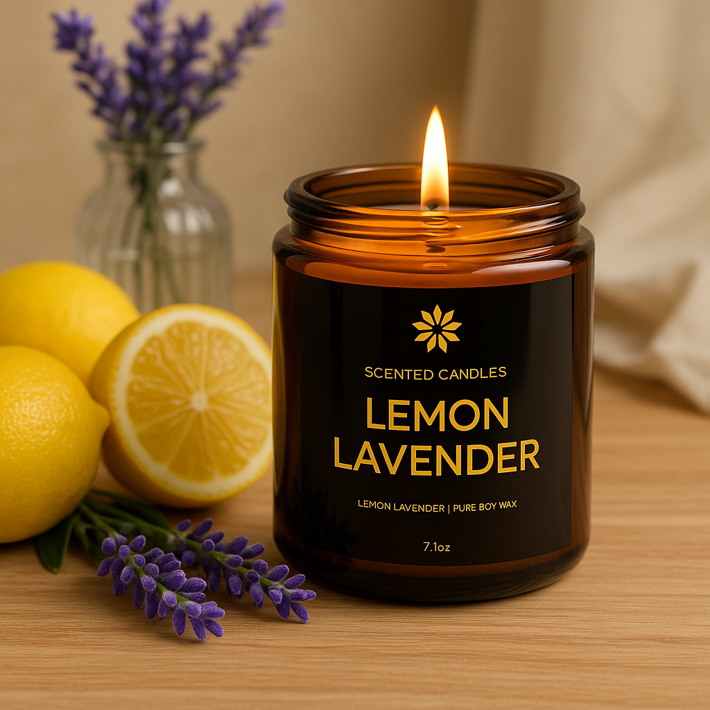 6-Pack Scented Candle Gift Set – Soy Wax, 300 Hours Burn, Aromatherapy Scents