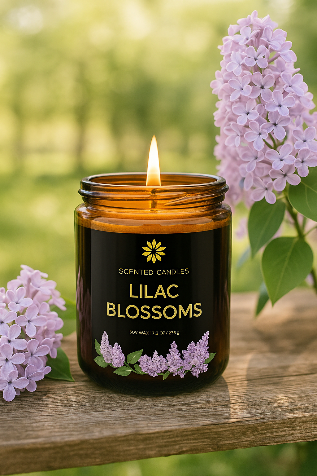 6-Pack Scented Candle Gift Set – Soy Wax, 300 Hours Burn, Aromatherapy Scents