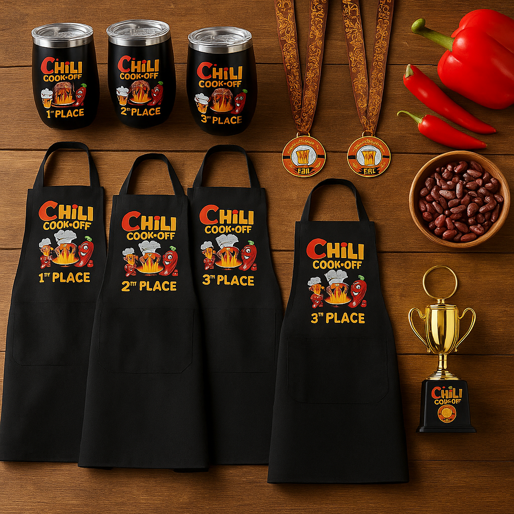 Chili Cook-Off Award Set β 9-Piece BBQ Prize Kit (1st, 2nd, 3rd Place)