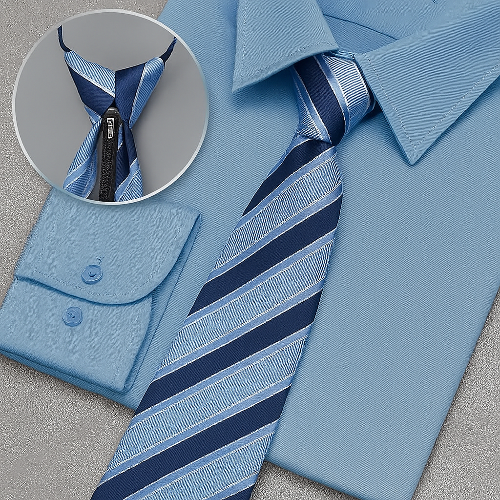 MThe Kaxilu 15-Piece Zipper Tie Collection β Effortless Sophistication