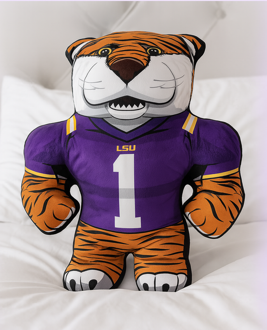 Cuddle Game Strong: LSU Mike the Tiger 24" Mascot Plush