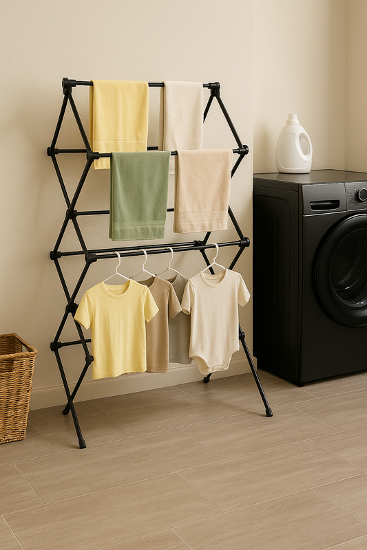 3-Tier Foldable Clothes Drying Rack