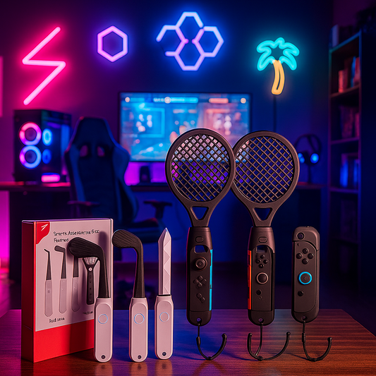 Game Night Glow-Up: Nintendo Switch Sports Pack – 6-in-1 Bundle