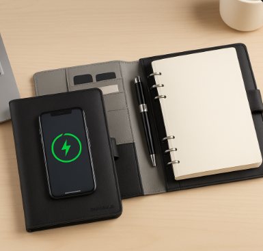 ✨ High Performance Power Planner with Wireless Charging – by CARDSILK