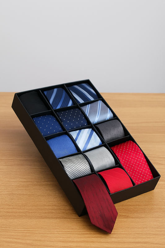 MThe Kaxilu 15-Piece Zipper Tie Collection – Effortless Sophistication